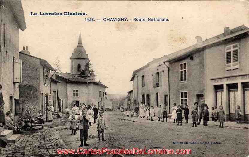 cartes, postales, anciennes, chavigny